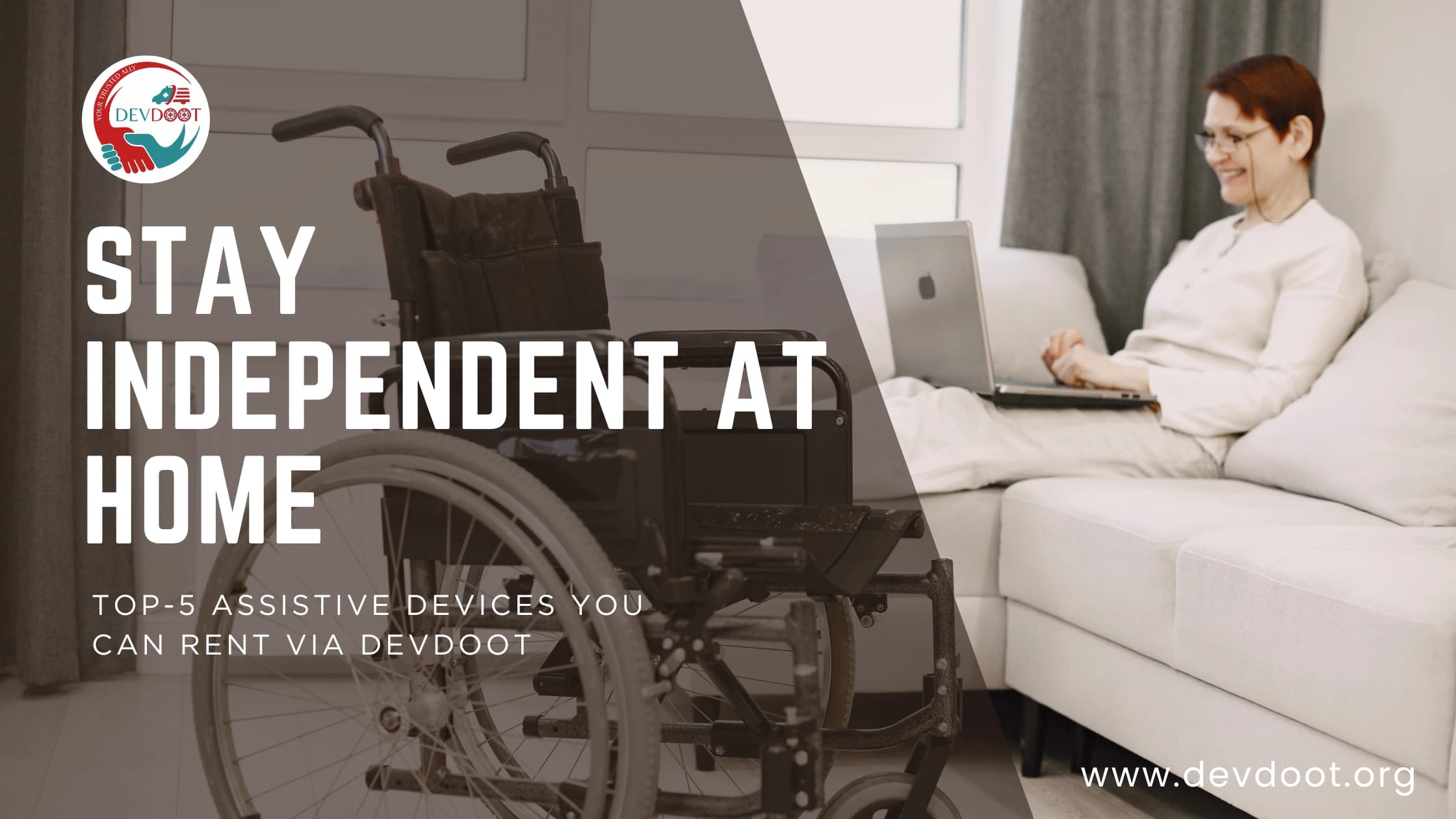 Devdoot medical equipment rental service delivering a sanitized hospital bed and oxygen concentrator to a home in India